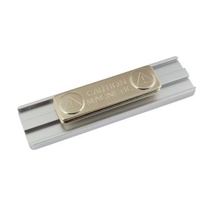 Lega di seta nome distintivo magnete rettangolo motivi quadrati ricamati tecnica paillettes perline decorazione per indumento MM.75X20 - Product Image 3