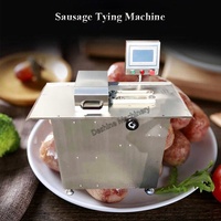 Agrafeuse électrique automatique de saucisse d'acier inoxydable liant attachant le prix de machine