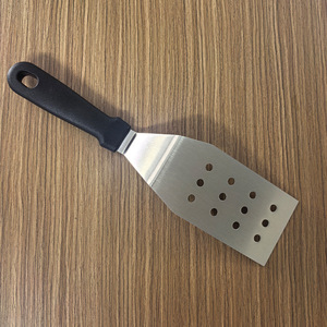 Stainless Steel Spatula Set 5 Piece With Rubber Handle For Baking Pancake BBQ Teppanyaki Cake Cooking Utensils - Product Image 3