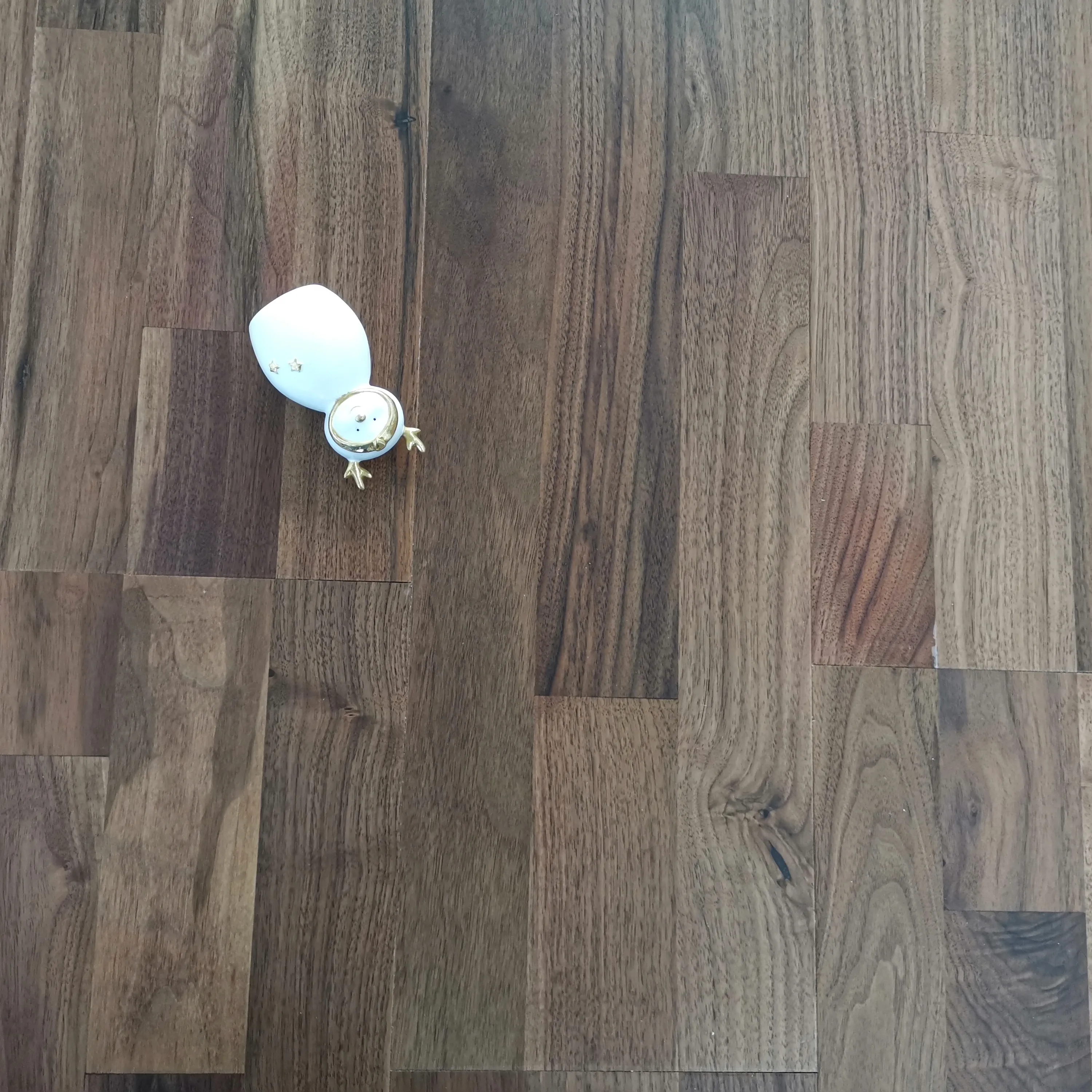 Walnut natural color stained engineered wood flooring