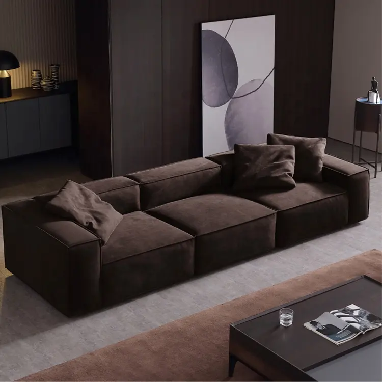 High quality modern cheap contemporary home furniture fabric couch living room leisure corner sofa set