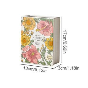 Jarrón <span class=keywords><strong>de</strong></span> cerámica en forma <span class=keywords><strong>de</strong></span> <span class=keywords><strong>libro</strong></span> <span class=keywords><strong>de</strong></span> diseño único, regalo para amantes <span class=keywords><strong>de</strong></span> los libros para decoración <span class=keywords><strong>de</strong></span> estantería, aventuras <span class=keywords><strong>de</strong></span> <span class=keywords><strong>Alicia</strong></span> en <span class=keywords><strong>el</strong></span> país <span class=keywords><strong>de</strong></span> las Maravillas - Product Image 6