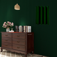 Panneau mural intérieur moderne en composite bois-plastique (WPC) pour hôtel, imperméable et ignifuge