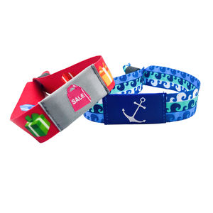 조정 수동 직물 RFID 팔찌 가격 RFID 팔찌 팔찌 <span class=keywords><strong>NFC</strong></span> 태그 스마트 RFID 밴드 축제 이벤트 - Product Image 5