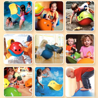 Grande plaque tournante pour l'entraînement sensoriel, jouet tortue en plastique pour la maternelle et l'éducation précoce à domicile