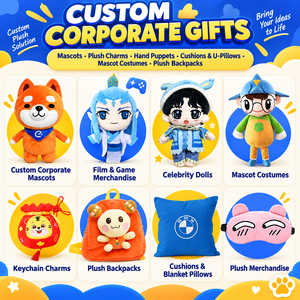Fabricant de jouets en peluche personnalisés OEM ODM, mascottes d'entreprise, poupées en peluche sur mesure pour cadeaux promotionnels, petites commandes acceptées - Product Image 6