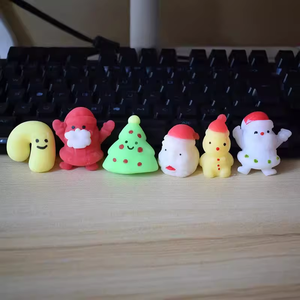 Novel <b>Christmas</b> TPR Santa Claus <b>Christmas</b> Tree <b>Hat</b> Squeeze-and-Pinch Stress-Relief Toy for 5 to 7 Years Unisex - Product Image 3