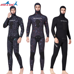 <span class=keywords><strong>Muta</strong></span> da Sub Personalizzata in Neoprene Limestone da <span class=keywords><strong>5</strong></span> <span class=keywords><strong>mm</strong></span> da Uomo con Cappuccio per Immersioni Subacquee - Product Image 1