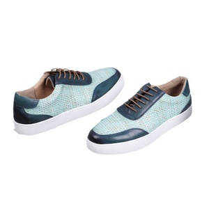 Zapatillas Casuales de Skateboarding para Hombre, Diseño Original, Cuero Genuino, Punta Redonda, Cordones, Retro, Suela Gruesa, Hechas a Mano - Product Image 5