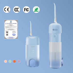 Irrigador Bucal Telescópico IPX7 con Tanque de 200 ml, Recargable por USB, Plegable, Limpiador de Dientes, Logotipo Personalizado - Product Image 1