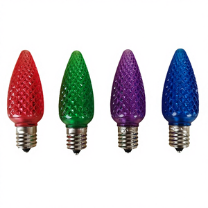 Best Quality IP68 Rated Faceted C9 Christmas <b>Lights</b> LED Replacement Bulb SMD Retrofit Dimmable 2700K Warm White 1-Year Warranty - Product Image 2