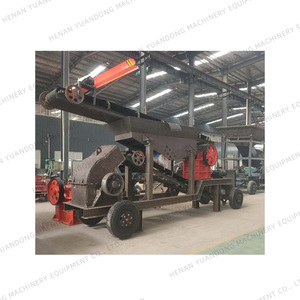 Mesin Diesel portabel kecil penghancur batu gerak rahang penghancur dengan layar Harga bagus 400*600 penghancur palu seluler - Product Image 6