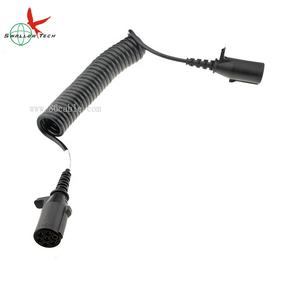<span class=keywords><strong>7</strong></span>-<span class=keywords><strong>Pin</strong></span> espiral enrolado cabo com encalhado condutor para cabo elétrico <span class=keywords><strong>Trailer</strong></span> Plug fiação - Product Image 6