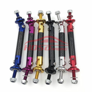 Car Tie Rod Carbon Fiber Aluminum Extendable Telescopic Front Lip Mounting <b>Bracket</b> For Honda Bmw Toyota Mitsubishi - Product Image 1