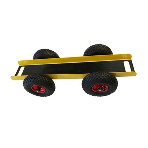 Carretilla de Transporte de Neumáticos de Alta Resistencia, Carro de 4 Ruedas con Capacidad de 300 kg, Plataforma para Mover Paneles de Yeso - Product Image 5