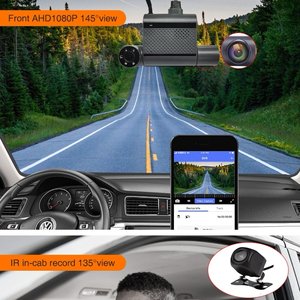 Máy ghi âm lái xe phát trực tiếp thời gian thực 3 kênh hỗ trợ thẻ dữ liệu ADAS BSD 4G định vị GPS HD 1080p Ai Dash Cam - Product Image 3