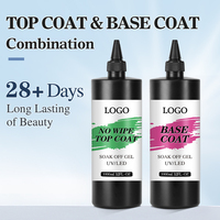 Vente en gros vernis à ongles haute brillance sans essuyage 250ml 500ml 1000ml 1kg vernis à ongles mat longue durée gel UV