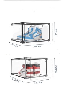 Trung Quốc Nhà sản xuất bán buôn đơn giản và thiết thực organizador de zapatos Sneaker container từ hộp Giày hộp - Product Image 5