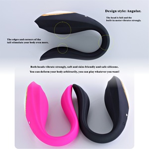 Kovida Control Remoto en Forma de U Usable Vibrador Consolador Sexual Vibrador Resonancia Huevo Saltar Usando Masturbación - Product Image 4