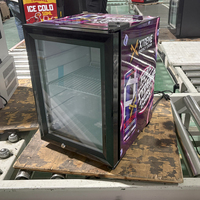 Mini glacière commerciale à température unique 21L petit réfrigérateur conçu en usine sur mesure pour la bière boissons énergisantes affichage de supermarché