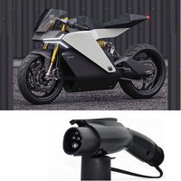 Chargeur de Véhicule Électrique (VE) pour Voiture et Moto Électrique, Connecteur de Charge Type 6 16A 32A 50A 60A 80A avec Câble de 5 Mètres