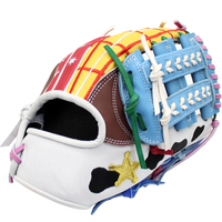 Gants de baseball personnalisés populaires, gants de baseball et de softball de haute qualité en cuir véritable Kip, mitaines de baseball à prix de gros abordable