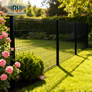 Recinzione di Sicurezza in Acciaio Modello 3D Verniciata a Polvere - Barriera di Sicurezza Antiruggine per Giardino - Product Image 1