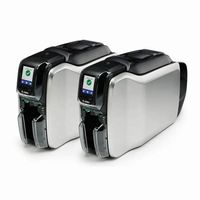Impresora de Tarjetas de PVC Zebra ZC300 NfC, Impresora de Tarjetas de Doble Cara para Negocios, Máquina Impresora de Tarjetas de Identificación Rfid