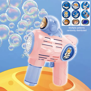 Jinying Pistolet à bulles électrique populaire sur le thème de l'espace pour enfants, idéal pour les jeux en extérieur - Product Image 4