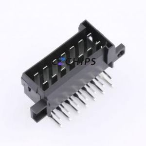 K828801WR-2x07-PTSN Automotive Connector Bent Lead Through Hole Connector 14P 5mm 2 Right Angle Insert - Product Image 1