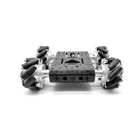 Kit de voiture intelligente programmable avec roues Mecanum en alliage d'aluminium et châssis C300 pour l'apprentissage de la robotique STEM