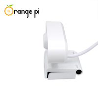 Kamera HD Mini Orange Pi 1080P Rotasi Horizontal 360 Derajat Antarmuka USB Mikrofon Analog Kompatibel dengan Win XP/7/8/10 IOS 10x10x10