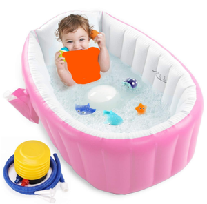 <span class=keywords><strong>Baignoire</strong></span> <span class=keywords><strong>gonflable</strong></span> épaisse pour bébé, <span class=keywords><strong>baignoire</strong></span> de voyage, mini piscine pour bébé, vert et jaune - Product Image 5