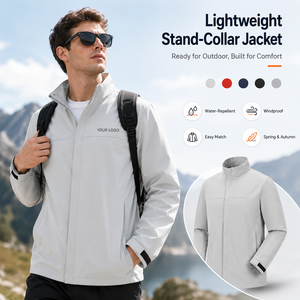 Chaqueta personalizada para exteriores para el personal de eventos empresariales y uniforme de identidad corporativa, impermeable, resistente al viento, chaqueta de trabajo. - Product Image 1