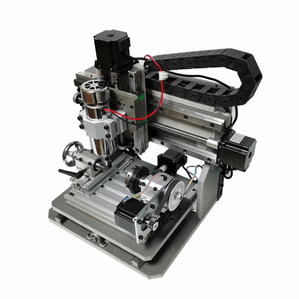 CNC Router 3020F mesin penggilingan ukiran, mesin penggilingan 500W 3 4 5 sumbu Port USB dengan tangki air untuk Pengukir Kayu aluminium