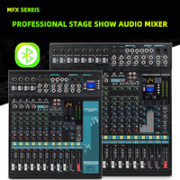 Console de mixage audio Xtuga MFX162 haute qualité 16 canaux avec 24 effets numériques pour DJ, karaoké et système sonore