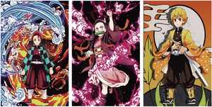 30x40 cm Japanse Anime Afbeeldingen Schilderijen 3D Bewegingsposters voor Wanddecoratie - Product Image 3