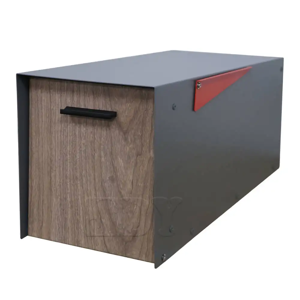 JDY NEW Tiktok Hot Selling American Style Mailbox for Exterior Post Installation with Flashing Strip and Flags