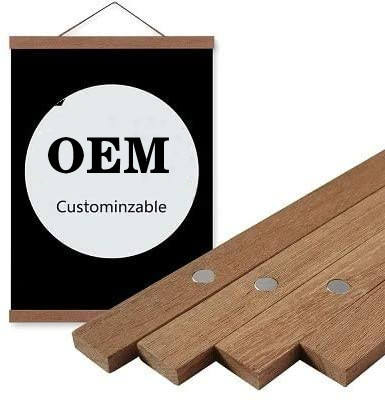 Natural Solid Oak Wood Magnetic Photo