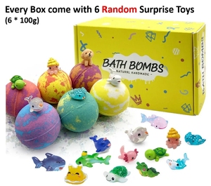 100% bombas de baño orgánicas naturales juego de regalo gran oferta Msds variedad de aceites esenciales suministros de bolas de sal de baño para niños - Product Image 6