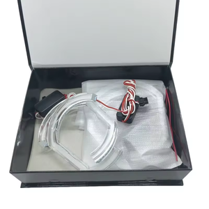Haute qualité LED <span class=keywords><strong>Angel</strong></span> <span class=keywords><strong>Eyes</strong></span> Halo anneaux <span class=keywords><strong>phare</strong></span> RGB LED emblématique Angle yeux Kit 12V voiture DRL éclairage pour F30 F35 F81 F60 E90 E92 - Product Image 5