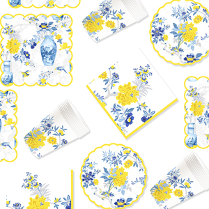 Platos de Papel Florales DAMAI, Platos Desechables con Diseño de Rosas para Fiestas, Bodas, Despedidas de Soltera, Cumpleaños - Product Image 3