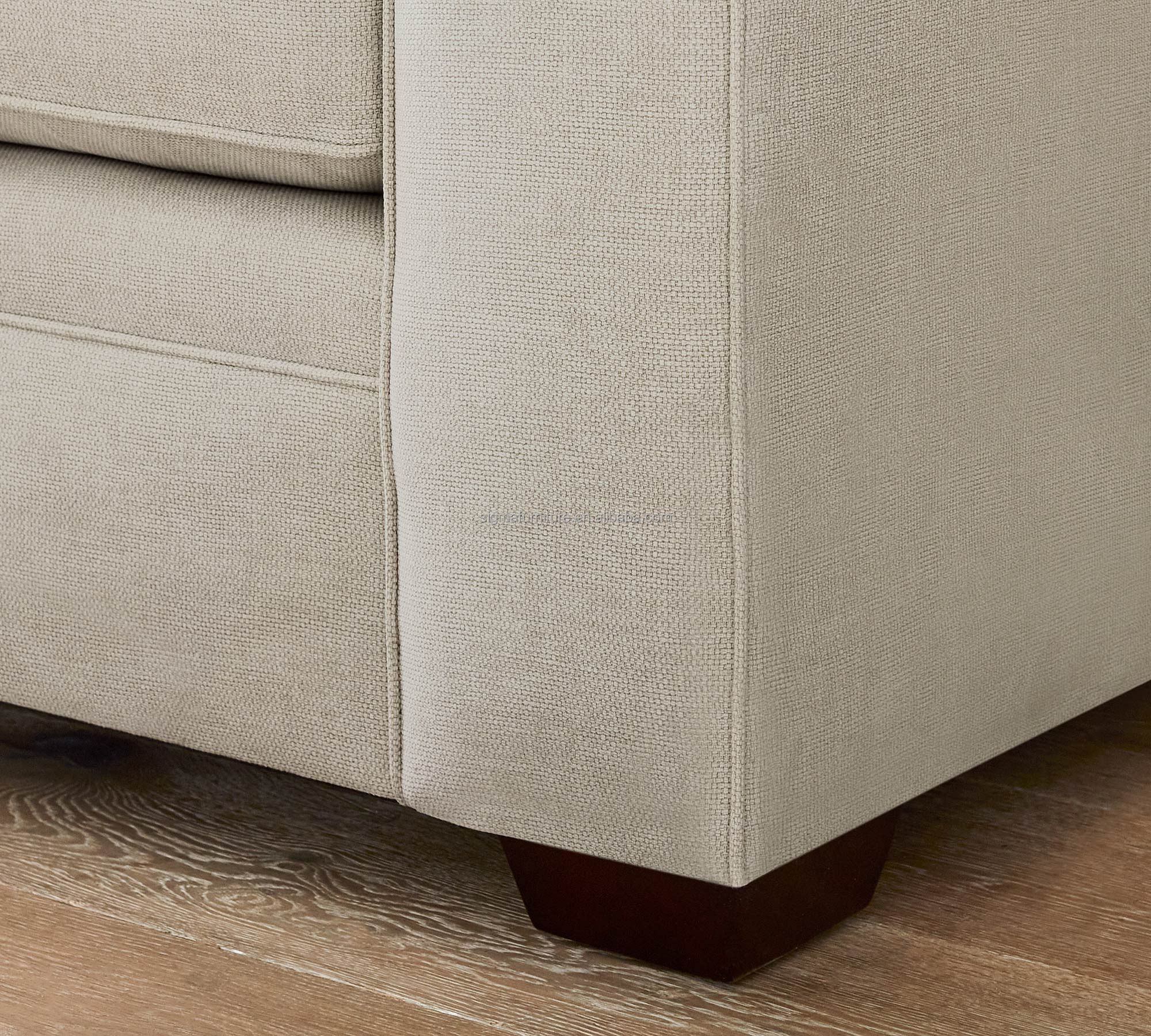High quality modern customize upholster modern rectangle square armchair love seat sofa