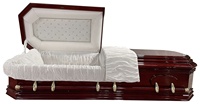 Ataúdes de Madera de Alta Calidad para Funerales, Serie URD-A507, Estilo Judío/Americano