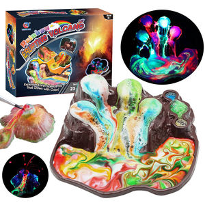 Kit de Experimentos STEM de Modelo de Volcán DIY, Juego Químico que Brilla en la Oscuridad, Caja de Juguetes Educativos de Ciencia para Niños - Product Image 3