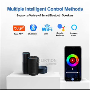 Liktion chiếu sáng tùy chỉnh nhà thông minh chiếu sáng bầu không khí tuya Hệ Thống Thông minh Phòng khách <span class=keywords><strong>RGB</strong></span> Trần nhúng LED theo dõi ánh sáng - Product Image 5