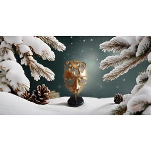 PARIJAT HANDICRAFT Modern Luxury Abstract Metal Face Sculpture Wall Art Figurines Home Living Room <b>Ornament</b> Decor Made Aluminium - Product Image 3