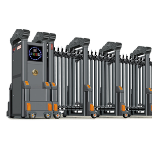 Portail télescopique rétractable électrique en aluminium, télécommande automatique pour école, usine, <span class=keywords><strong>villa</strong></span> - Product Image 6