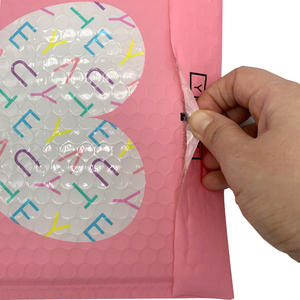 Thời Trang Poly Bong Bóng Bưu Phẩm Tự Dính Vận Chuyển Phong Bì Chất Lượng Cao Dây Kéo Bong Bóng Túi Để Giao Hàng - Product Image 3