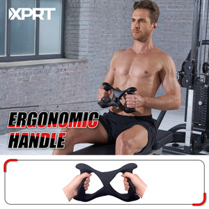 Equipo Profesional de Entrenamiento Muscular de Alta Resistencia, Cómodas Empuñaduras de Acero y Goma, Manijas de <span class=keywords><strong>Polea</strong></span> de ABS, Duraderas y Portátiles - Product Image 4